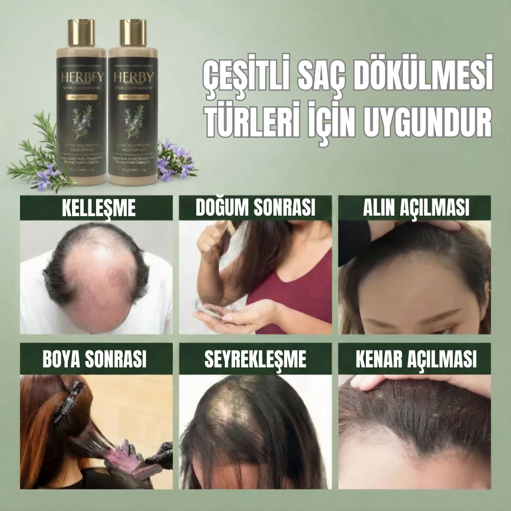 HERBFY™ BÜYÜME DESTEKLEYİCİ ŞAMPUAN