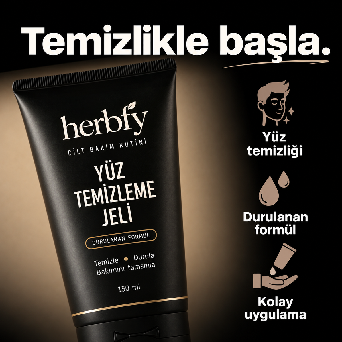 Herbfy Arındırıcı Yüz Temizleme Jeli – 150 ml