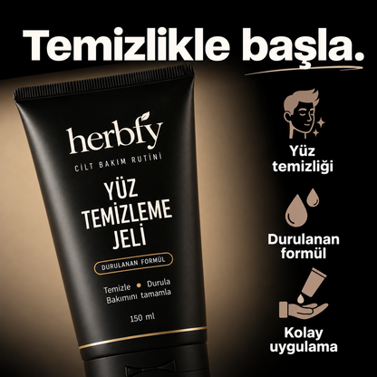 Herbfy Arındırıcı Yüz Temizleme Jeli – 150 ml